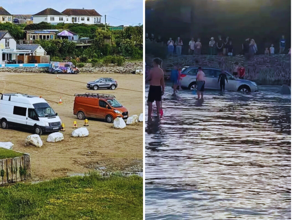 polzeath beach parking chaos