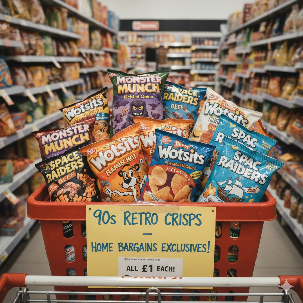 90s retro crisps home bargains