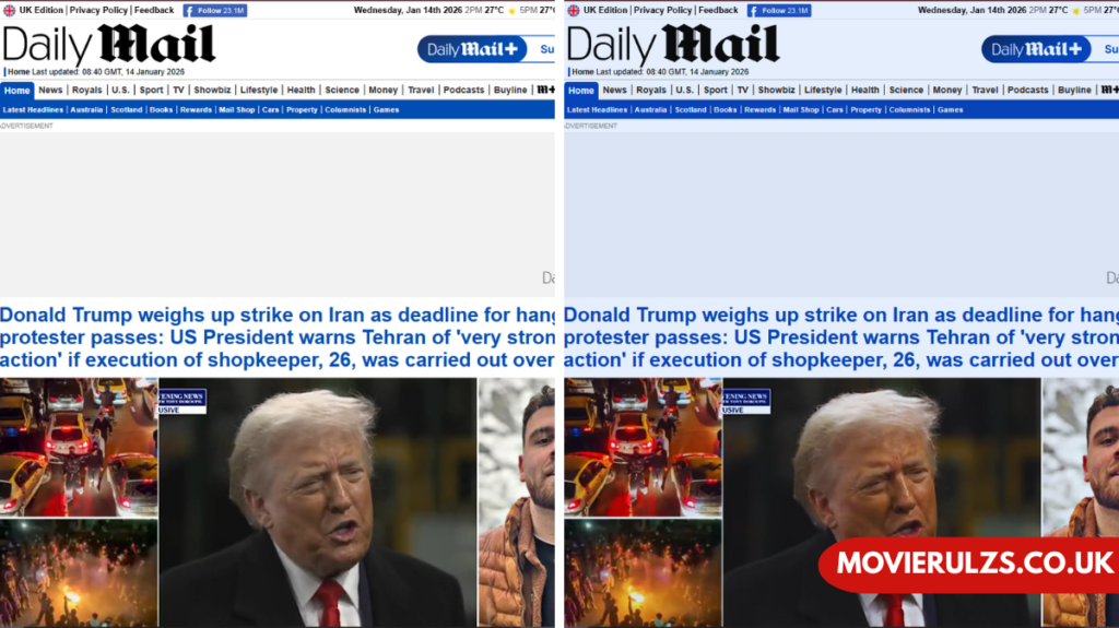 daily mail classic homepage uk