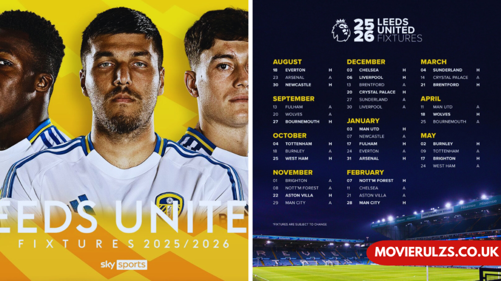 leeds united fixtures