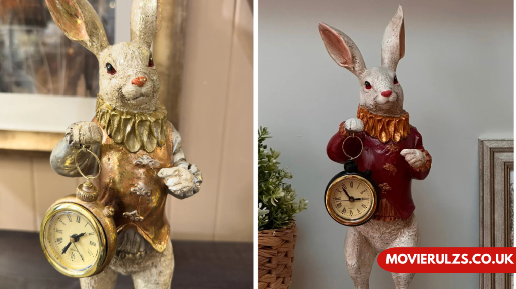 rabbit with clock