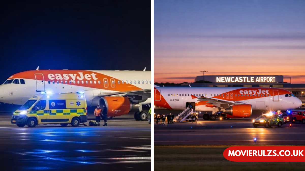 easyjet flight u2238 emergency landing newcastle